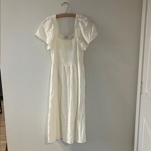 Madewell Smocked Linen Blend PXS